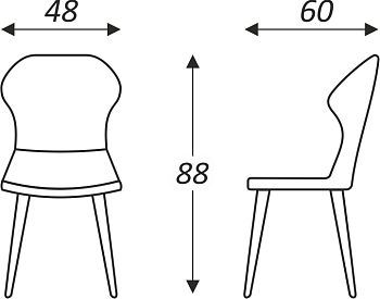 Кухонный стул Марио (Бежевый Т01/ноги белые) в Екатеринбурге - предосмотр 1