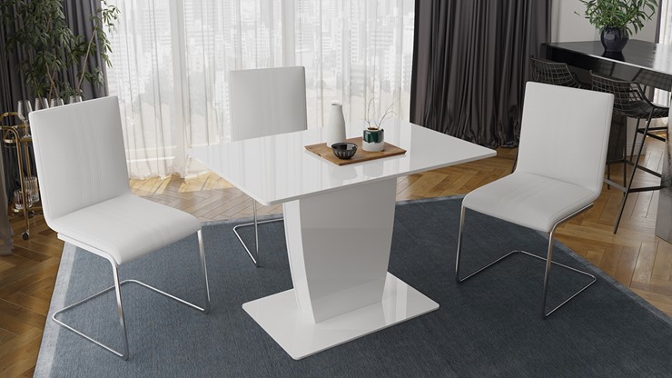 Кухонный стул Марсель, цвет Белый, к/з 124 в Артемовском - изображение 2