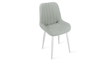 Обеденный стул Марвел Исп. 2 К1С (Белый матовый/Велюр Confetti Silver) в Первоуральске