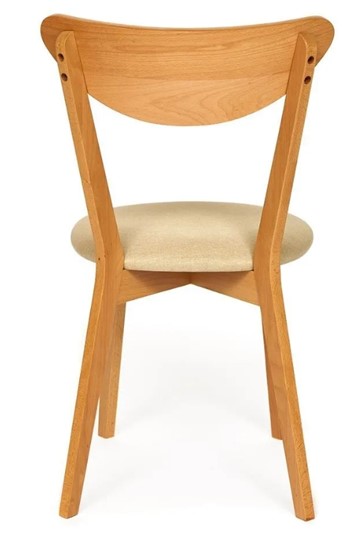 Кухонный стул MAXI (Макси), бук/ткань 86x48,5x54,5 Бежевый/ натуральный бук арт.19593 в Екатеринбурге - изображение 2