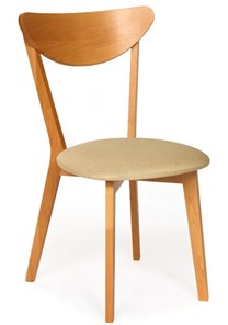 Кухонный стул MAXI (Макси), бук/ткань 86x48,5x54,5 Бежевый/ натуральный бук арт.19593 в Екатеринбурге - предосмотр