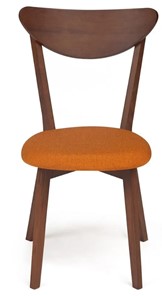 Кухонный стул MAXI (Макси), бук/ткань 86x48,5x54,5 Оранжевый/коричневый арт.19591 в Каменске-Уральском - предосмотр 1