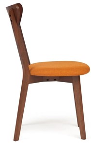 Кухонный стул MAXI (Макси), бук/ткань 86x48,5x54,5 Оранжевый/коричневый арт.19591 в Каменске-Уральском - предосмотр 2