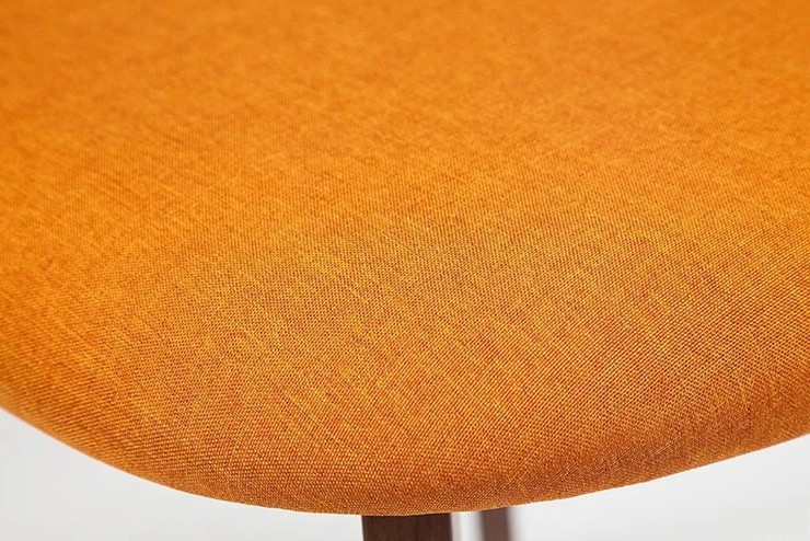 Кухонный стул MAXI (Макси), бук/ткань 86x48,5x54,5 Оранжевый/коричневый арт.19591 в Каменске-Уральском - изображение 4