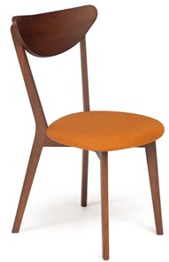 Кухонный стул MAXI (Макси), бук/ткань 86x48,5x54,5 Оранжевый/коричневый арт.19591 в Екатеринбурге - предосмотр