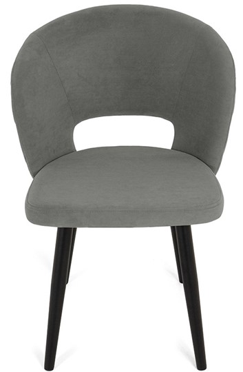 Кухонный стул Мишель, ноги R38 черные/велюр T180 Светло-серый в Первоуральске - изображение 1