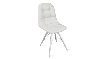 Обеденный стул Райс К3 (Белый матовый/Кож.зам Polo White) в Ревде
