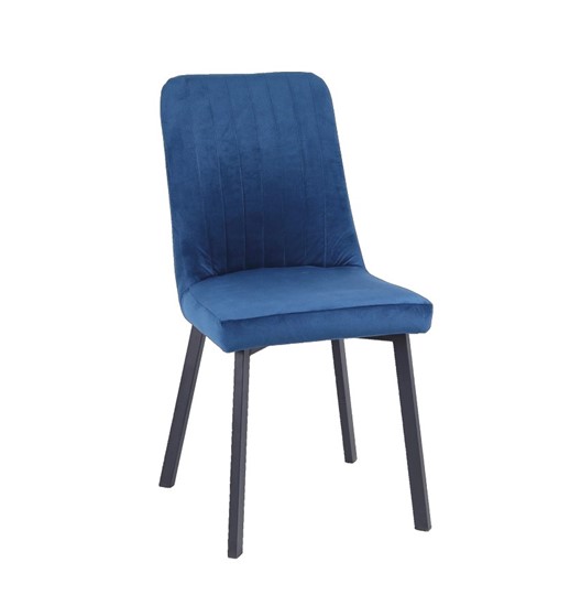 Обеденный стул Ретро С119 (отшив полоска, опора - профиль цвет под хром) в Первоуральске - изображение 3