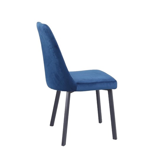 Обеденный стул Ретро С119 (отшив полоска, опора - профиль цвет под хром) в Первоуральске - изображение 4