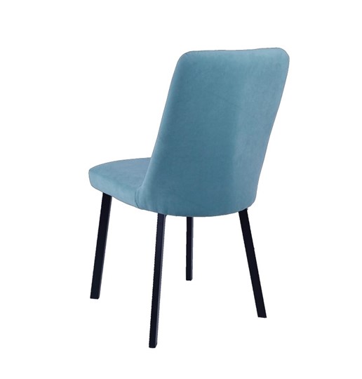 Обеденный стул Ретро С119 (отшив полоска, опора - профиль цвет под хром) в Первоуральске - изображение 8