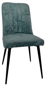 Кухонный стул Ретро С119 (отшив-полоска,опора конус - покраска под хром) в Ревде