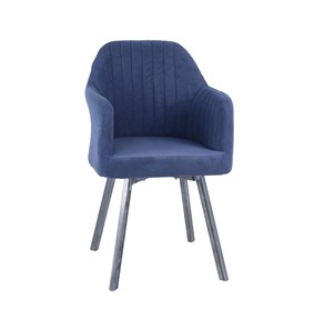 Обеденный стул Ричи С104 (отшив-полоска, основание - профиль под хром) в Ревде