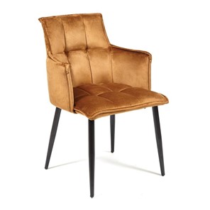 Кухонный стул SASKIA (mod. 8283) 55х61х85 коричневый (G-062-61)/черный в Екатеринбурге