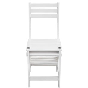 Обеденный стул стремянка Массив (белый) в Ревде - предосмотр 5