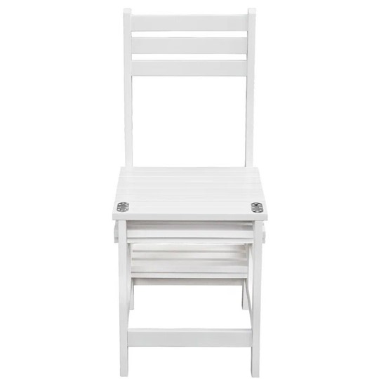 Обеденный стул стремянка Массив (белый) в Ревде - изображение 5