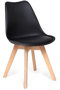 Обеденный стул TULIP (mod. 73) 48,5х52,5х83 черный арт.14210 в Первоуральске