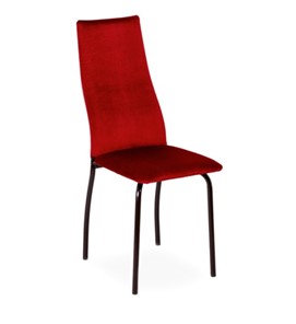 Обеденный стул Волна, каркас металл коричневый, велюр тайту 26 в Екатеринбурге