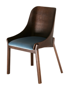 Обеденный стул ГринТри Моган с каркасом цвета Венге 310 в Каменске-Уральском