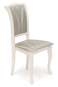 Кухонный стул Opera (OP-SC) 45х53х97 ivory white (слоновая кость 2-5), ткань бирюзовая (H180-19) арт.12528 в Кушве