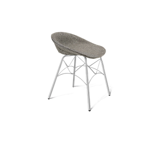 Обеденный стул SHT-ST19-SF1 / SHT-S107 (коричневый сахар/хром лак) в Первоуральске