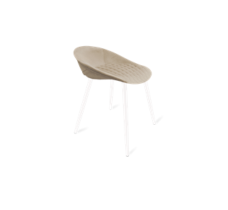 Обеденный стул SHT-ST19-SF1 / SHT-S95-1 (ванильный крем/белый муар) в Ревде