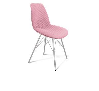 Обеденный стул SHT-ST29-С22 / SHT-S37 (розовый зефир/хром лак) в Екатеринбурге