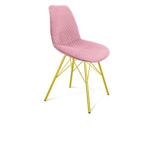 Обеденный стул SHT-ST29-С22 / SHT-S37 (розовый зефир/золото) в Кушве