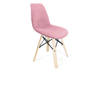 Обеденный стул SHT-ST29-С22 / SHT-S70 (розовый зефир/прозрачный лак/черный муар) в Екатеринбурге - предосмотр