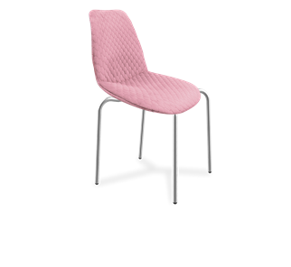 Обеденный стул SHT-ST29-С22 / SHT-S86 HD (розовый зефир/хром лак) в Новоуральске
