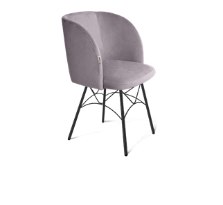 Обеденный стул SHT-ST33 / SHT-S107 (сиреневая орхидея/черный муар) в Ревде
