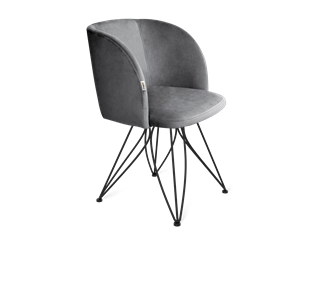 Обеденный стул SHT-ST33 / SHT-S113 (угольно-серый/черный муар) в Ревде