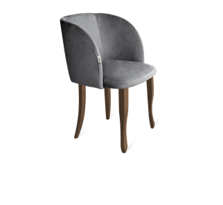 Обеденный стул SHT-ST33 / SHT-S122 (угольно-серый/темный орех/черный муар) в Екатеринбурге