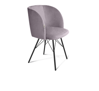 Обеденный стул SHT-ST33 / SHT-S37 (сиреневая орхидея/черный муар) в Кушве