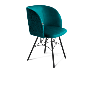 Обеденный стул SHT-ST33-1 / SHT-S100 (альпийский бирюзовый/черный муар) в Екатеринбурге