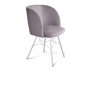 Обеденный стул SHT-ST33 / SHT-S100 (сиреневая орхидея/хром лак) в Краснотурьинске
