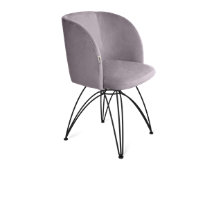 Обеденный стул SHT-ST33 / SHT-S112 (сиреневая орхидея/черный муар) в Ревде