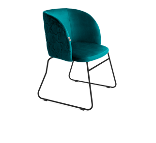Обеденный стул SHT-ST33-1 / SHT-S167 (альпийский бирюзовый/черный муар) в Ревде