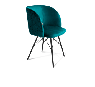 Обеденный стул SHT-ST33-1 / SHT-S37 (альпийский бирюзовый/черный муар) в Кушве