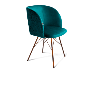 Обеденный стул SHT-ST33-1 / SHT-S37 (альпийский бирюзовый/медный металлик) в Краснотурьинске