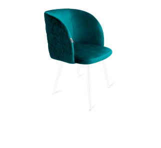 Обеденный стул SHT-ST33-1 / SHT-S95-1 (альпийский бирюзовый/белый муар) в Ревде