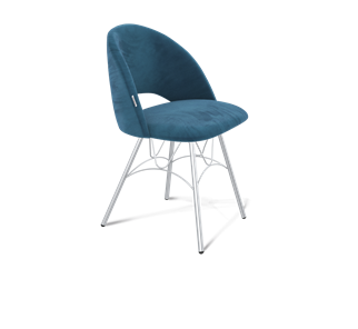 Обеденный стул SHT-ST34 / SHT-S100 (тихий океан/хром лак) в Ревде