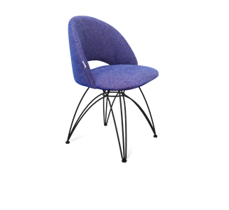 Обеденный стул SHT-ST34 / SHT-S112 (синий мираж/черный муар) в Первоуральске