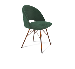 Обеденный стул SHT-ST34 / SHT-S37 (лиственно-зеленый/медный металлик) в Ревде