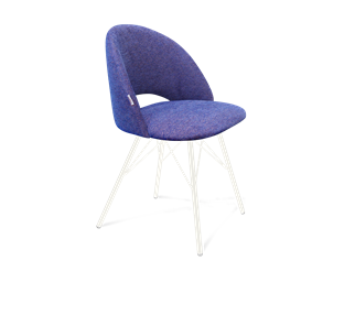 Обеденный стул SHT-ST34 / SHT-S37 (синий мираж/белый муар) в Первоуральске