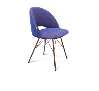Обеденный стул SHT-ST34 / SHT-S37 (синий мираж/медный металлик) в Кушве