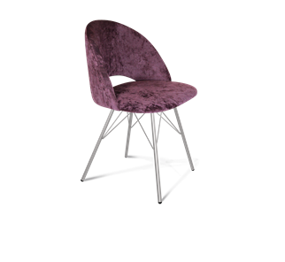 Обеденный стул SHT-ST34 / SHT-S37 (вишневый джем/хром лак) в Кушве
