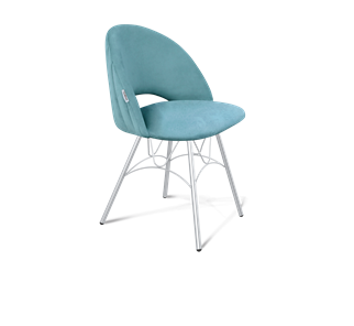 Обеденный стул SHT-ST34-1 / SHT-S100 (голубая пастель/хром лак) в Ревде