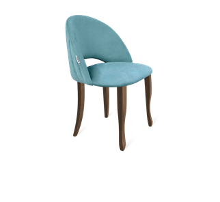 Обеденный стул SHT-ST34-1 / SHT-S122 (голубая пастель/темный орех/черный муар) в Ревде
