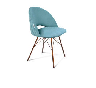 Обеденный стул SHT-ST34-1 / SHT-S37 (голубая пастель/медный металлик) в Полевском