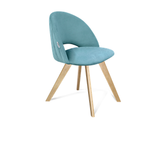Обеденный стул SHT-ST34-1 / SHT-S39 (голубая пастель/прозрачный лак) в Ревде